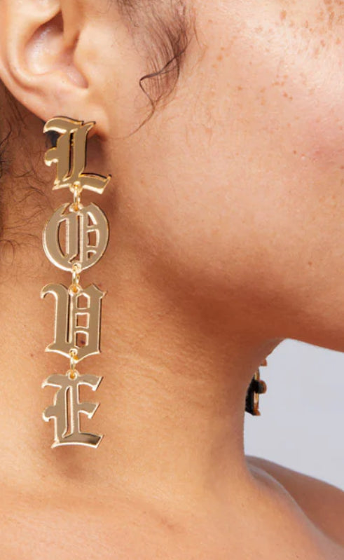 LOVE earrings