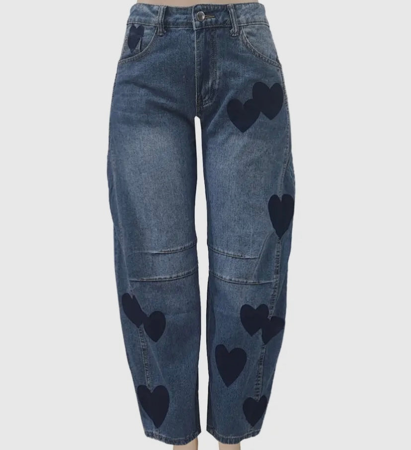 Heart Barrel Denim