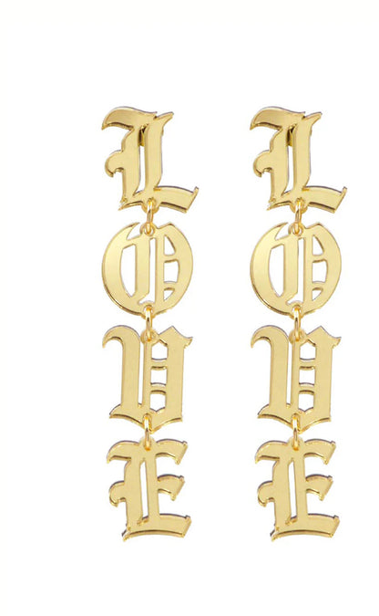 LOVE earrings