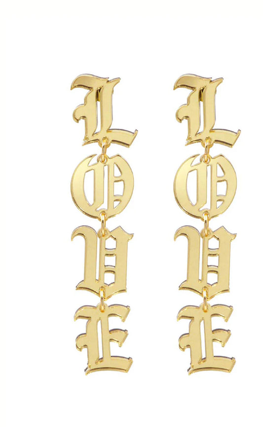 LOVE earrings