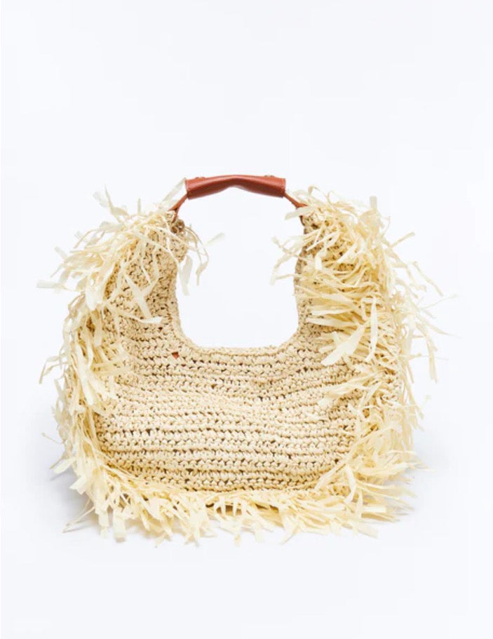Straw Satchel