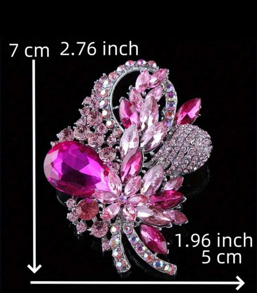 Rhinestone Brooch