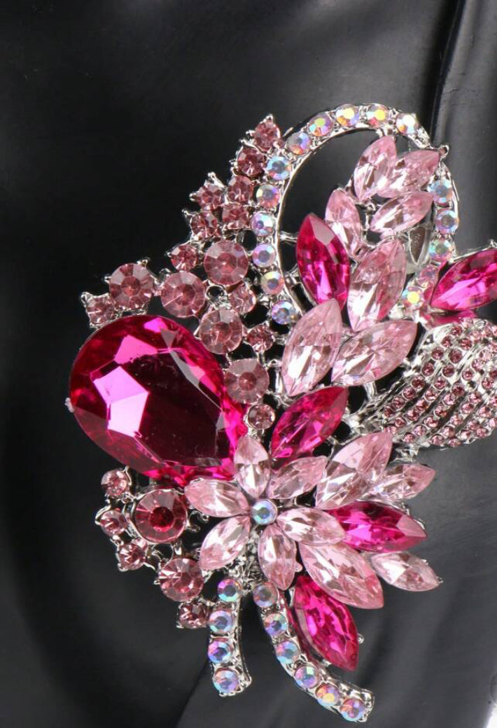 Rhinestone Brooch