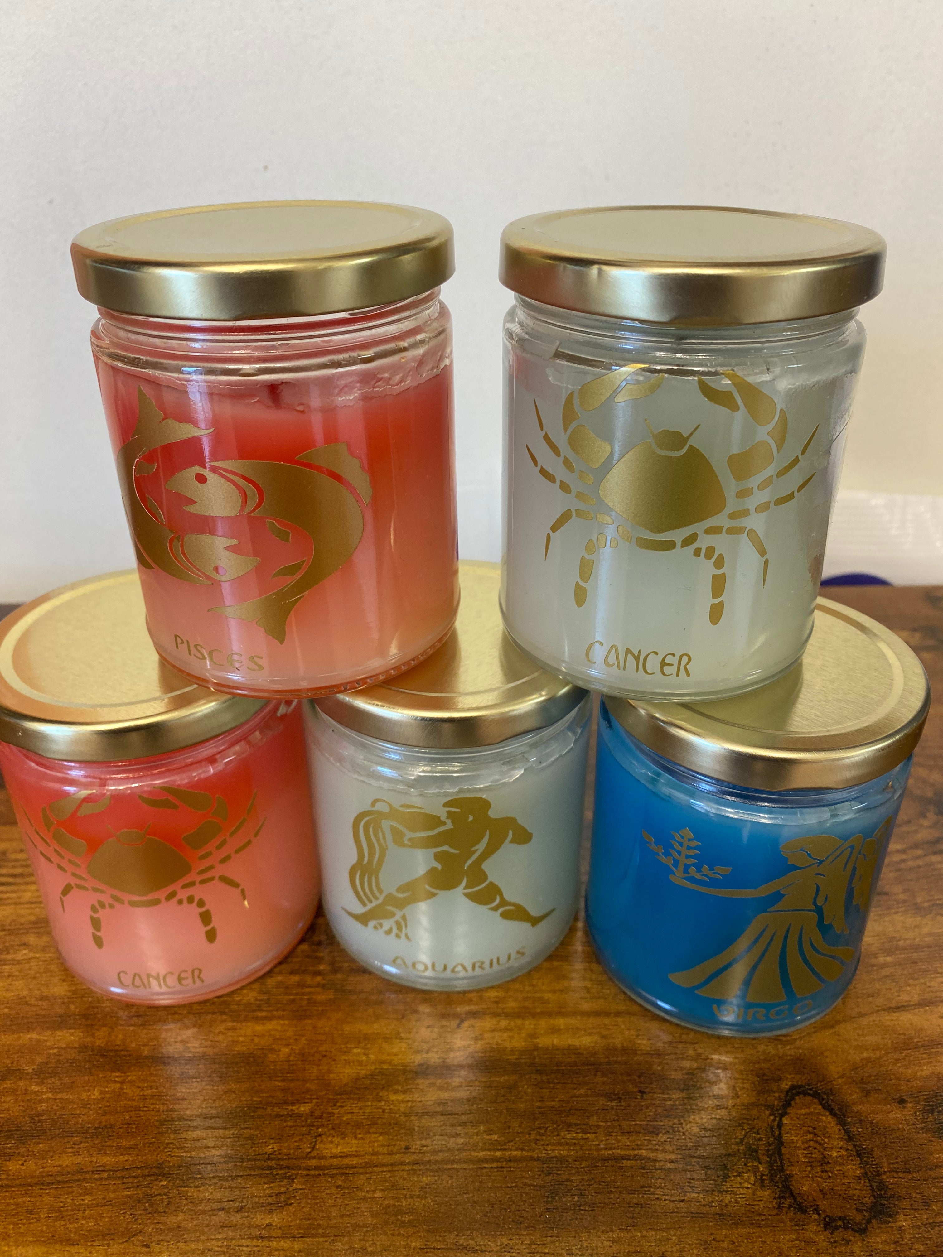 Zodiac Sign Candles